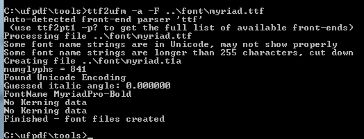 ttf2ufm windows